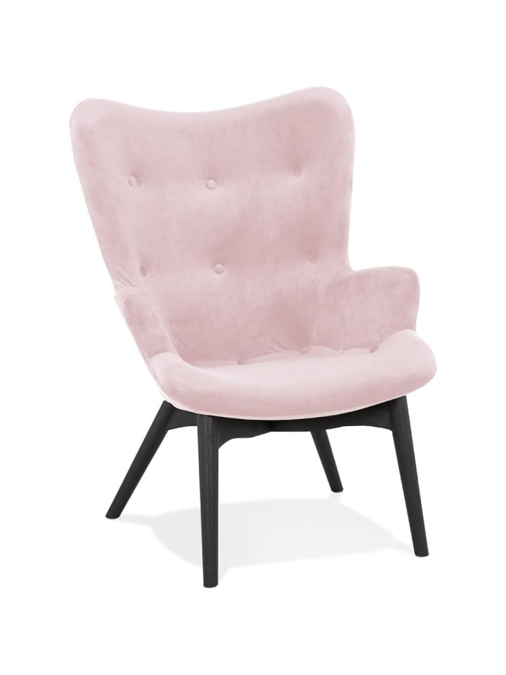 KADIMA DESIGN Sessel Samt, Retro Loungesessel, Ergonomisch Relaxsessel, Hochlehner günstig kaufen onesize