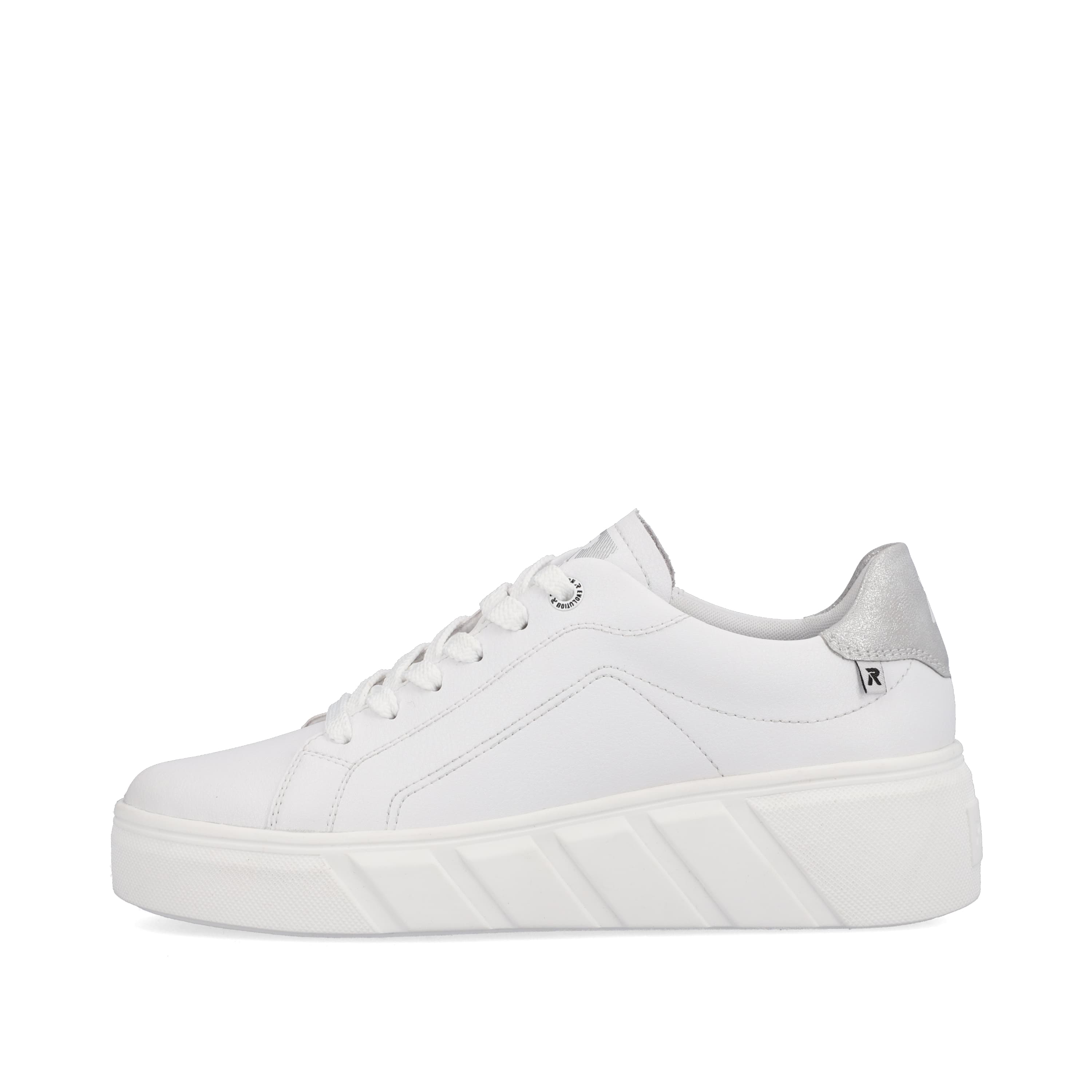 Rieker Damen Sneaker Low crystal white