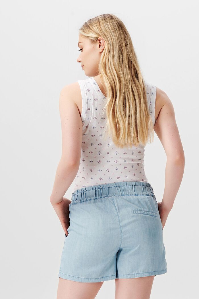 Geripptes Tanktop mit Print