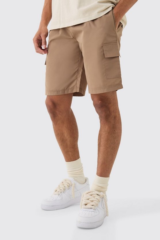 Cargo-Shorts mit elastischem Bund