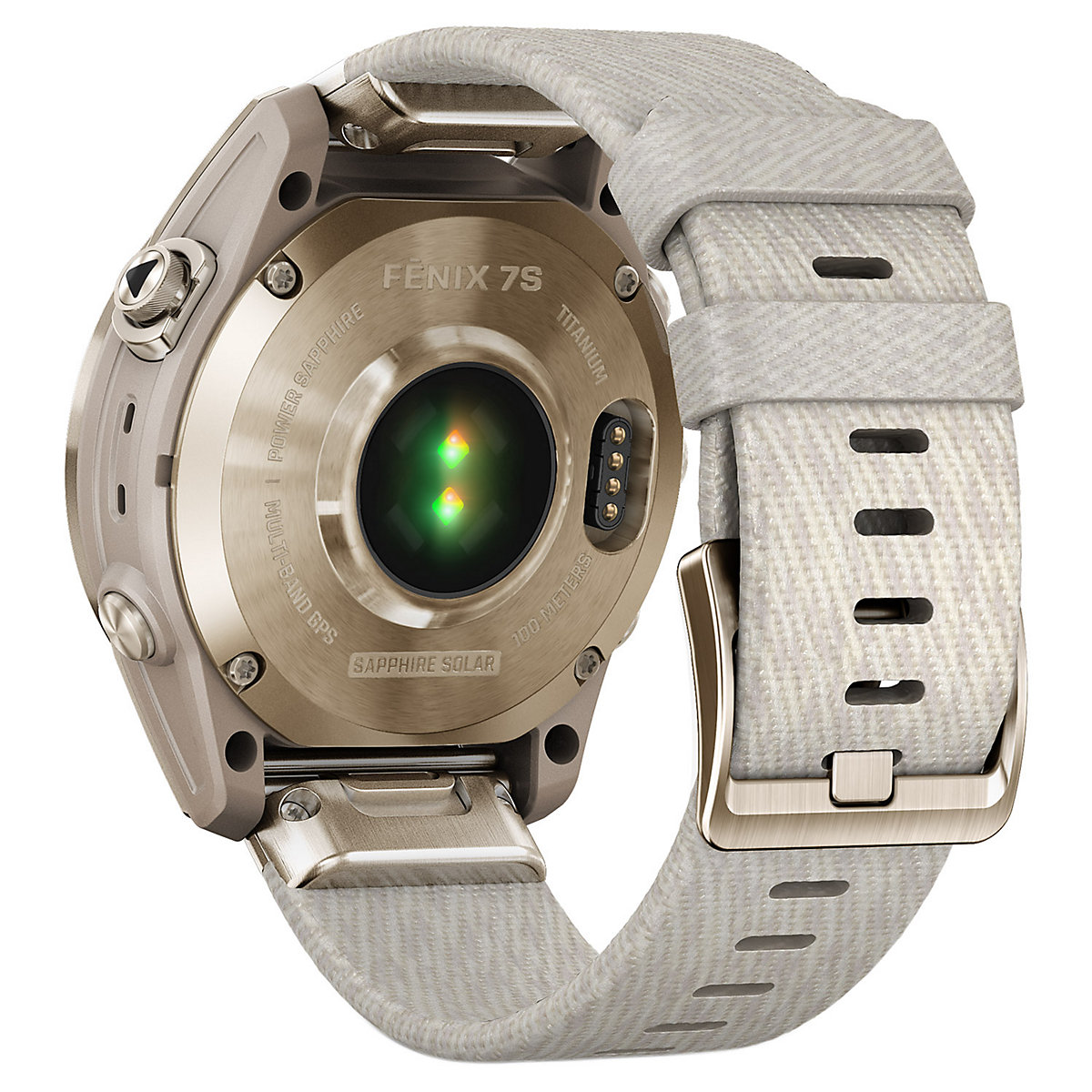 Fenix 7S Saphir Solar Titan Smartwatch Crème/Crèmegold Smartwatches