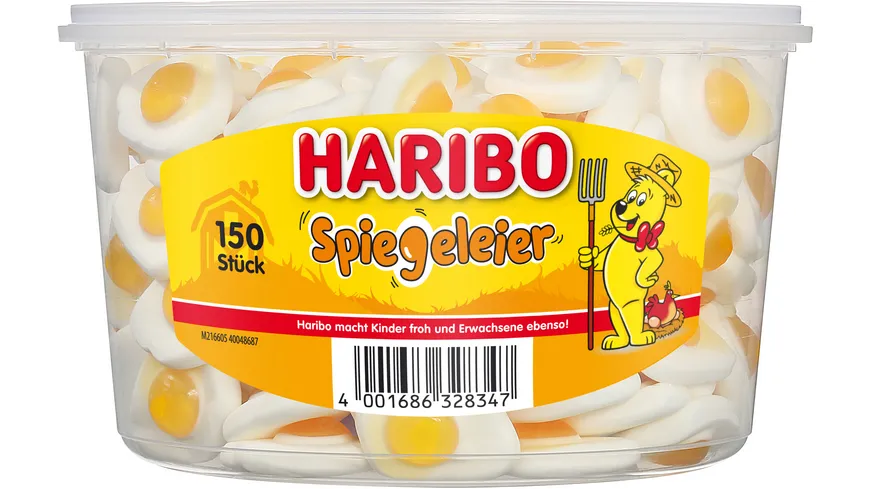 Haribo Fruchtgummi Spiegeleier Runddose