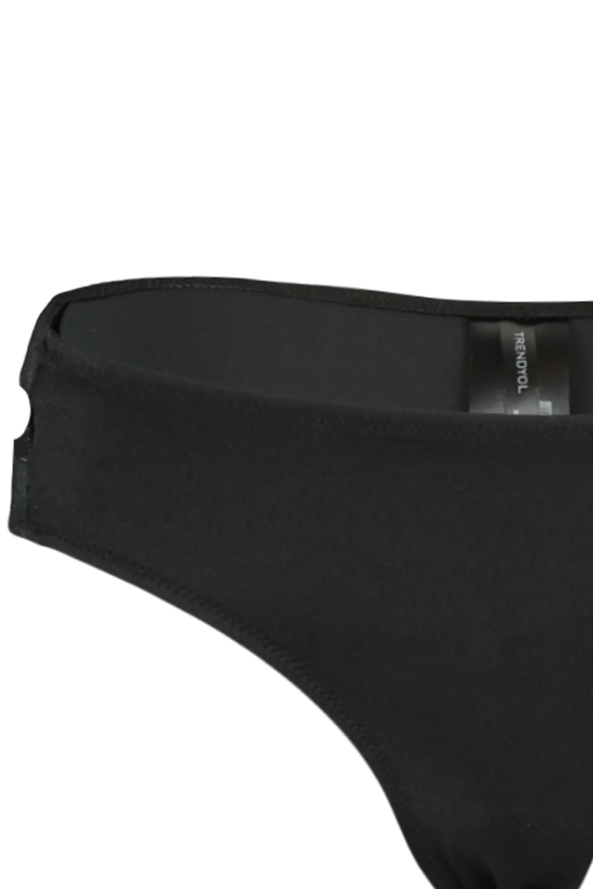 Trendyol Collection  Schwarze Bikinihose mit Ausschnitt/Fenster TBESS21BA0306