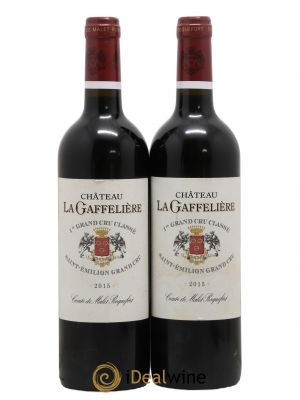 Château la Gaffelière 1er Grand Cru Classé B  2015 - Lot de 2 Bouteilles