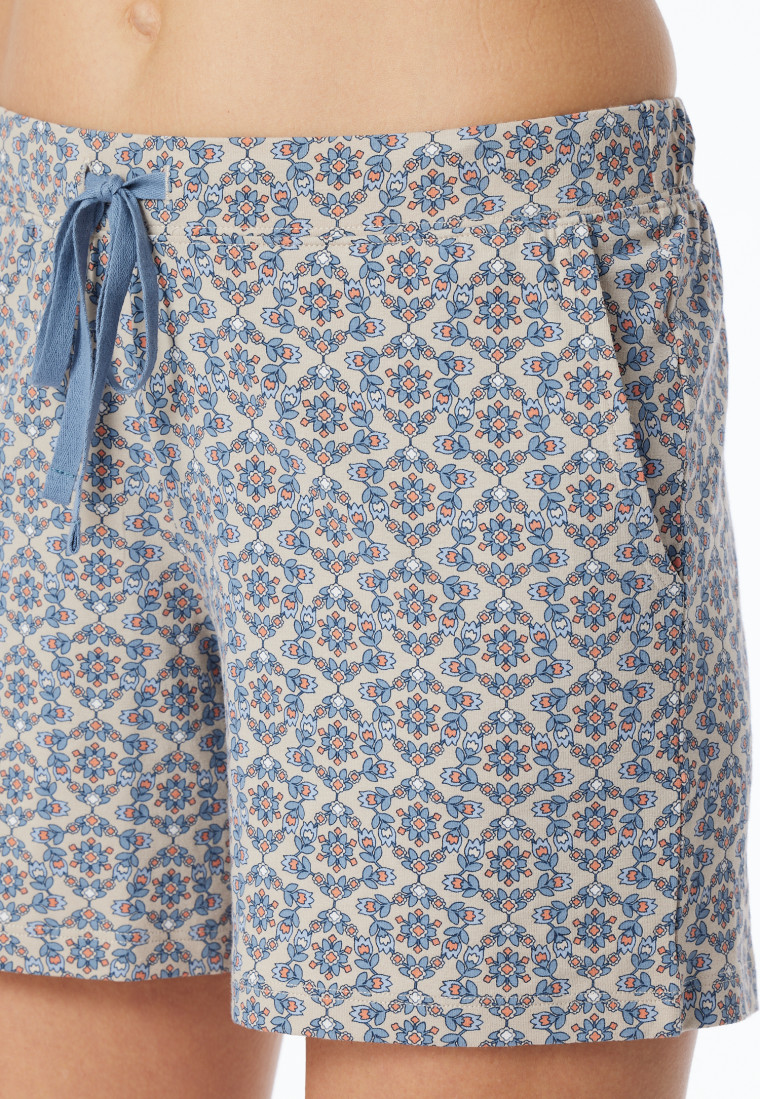 Hose kurz multicolor gemustert - Mix+Relax