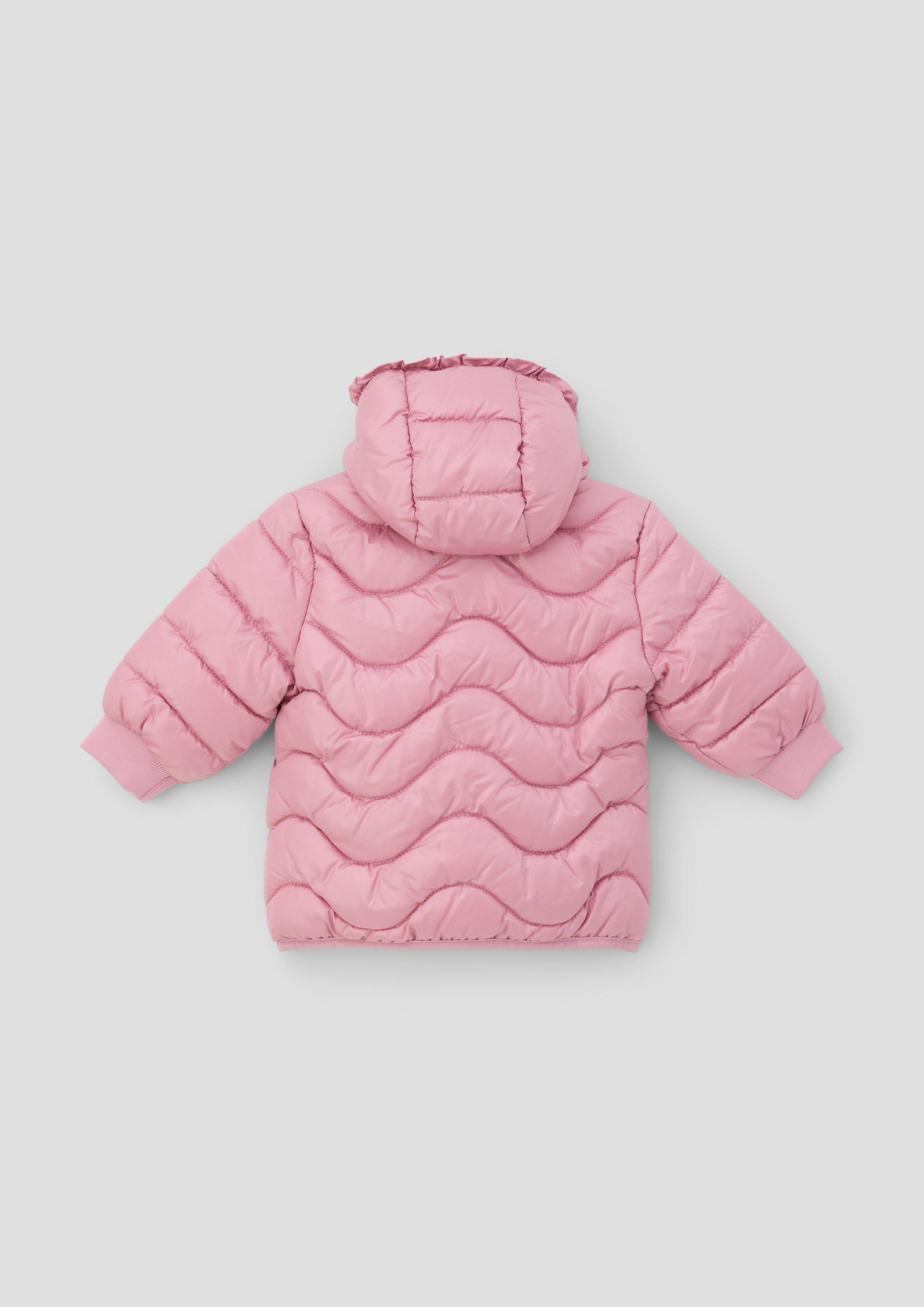 Steppjacke mit gerüschter Kapuze  2132206-4350