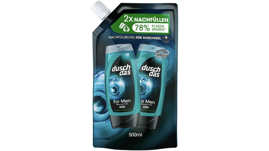 Duschdas Duschgel For Men Nachfüllbeutel 500 ml
