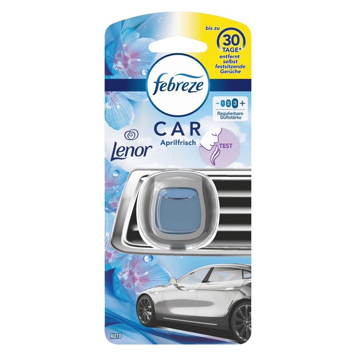 Febreze Raumduft Febreze Car Lufterfrischer Lenor Aprilfrisch - Autoduft (1er Pack)