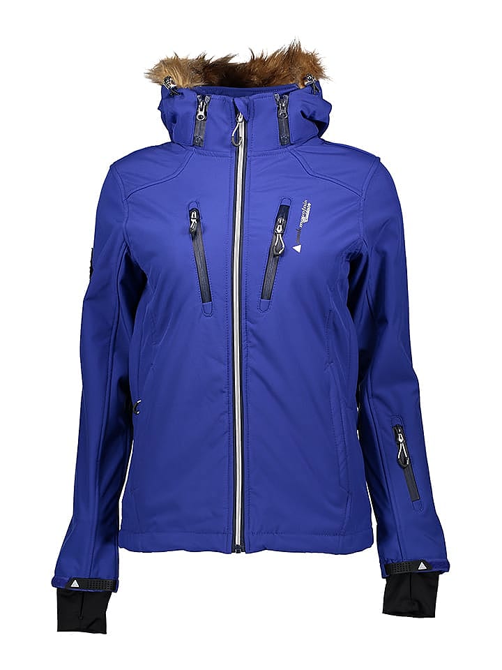 Peak Mountain Softshelljacke in Blau günstig kaufen 36