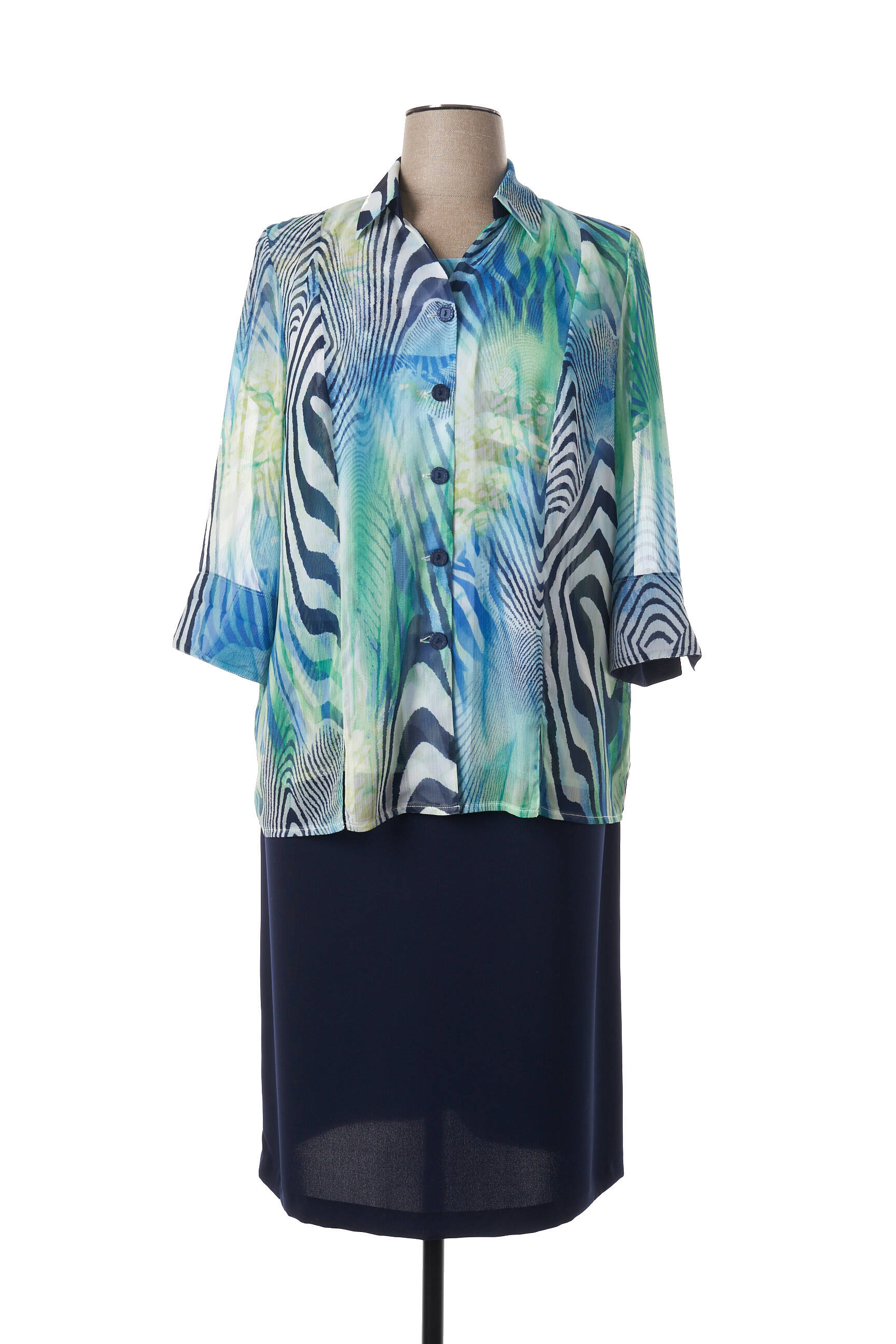 France Rivoire Ensembles Robe Femme couleur bleu