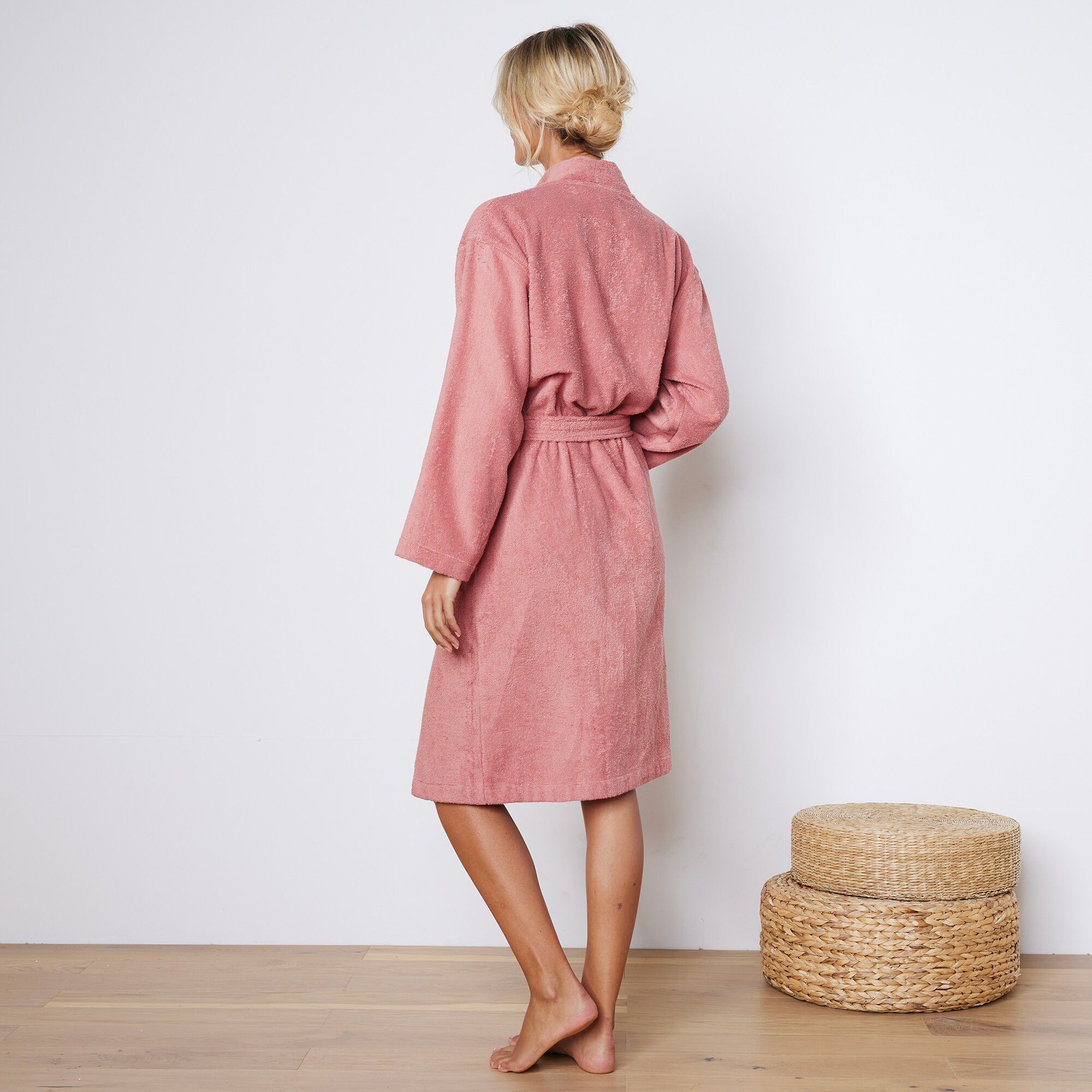 Peignoir mixte adute éponge bouclette 1er prix