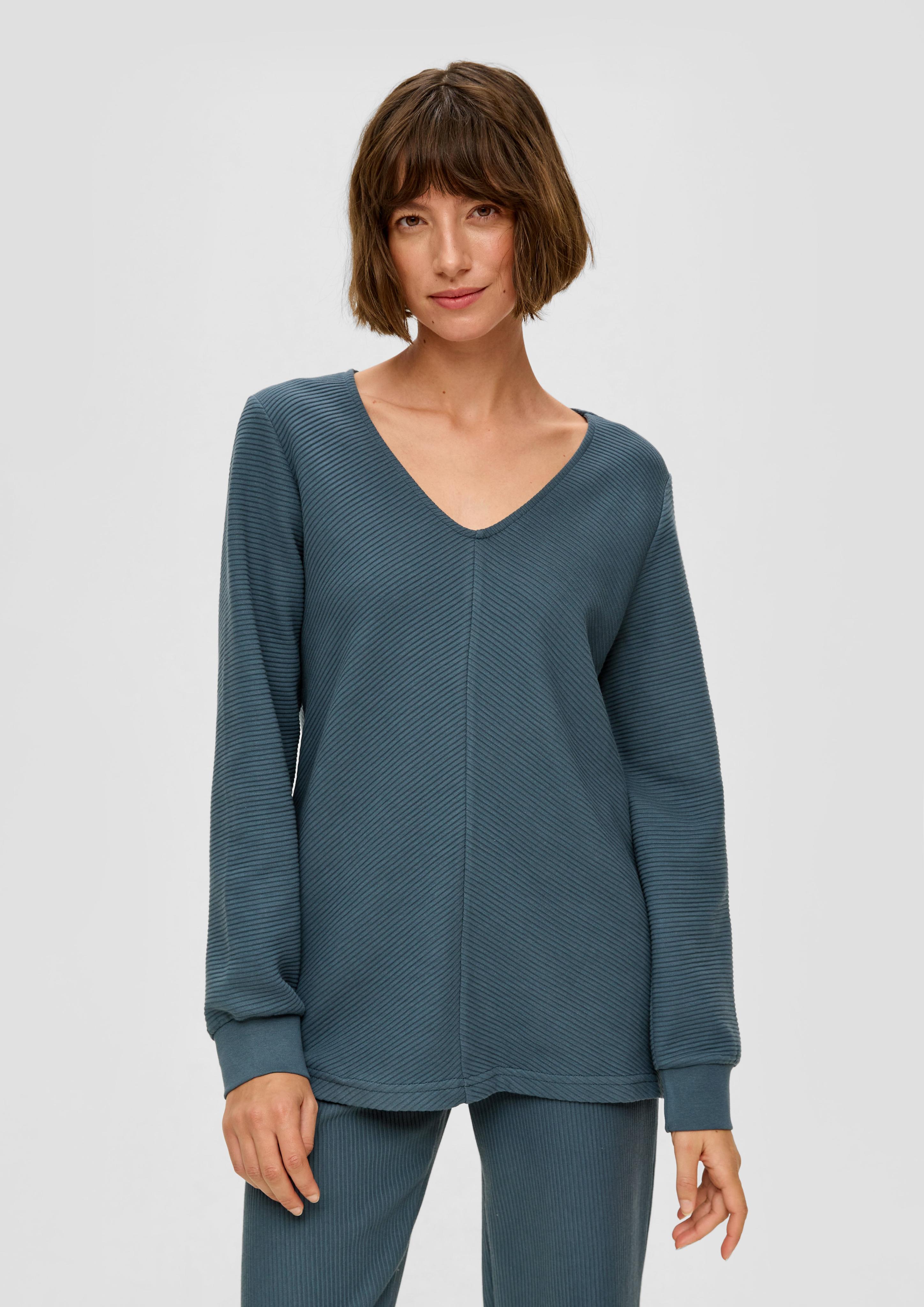 Pyjama-Sweatshirt aus reiner Baumwolle  6009281-4436