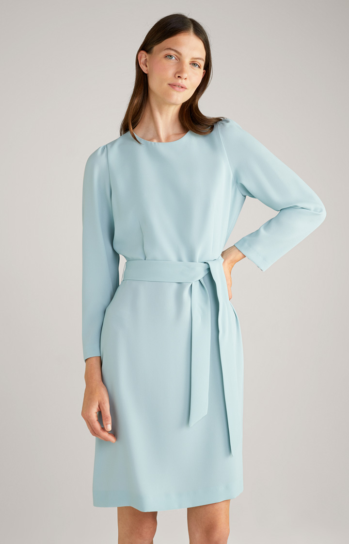 Crêpe-Kleid in Mint
