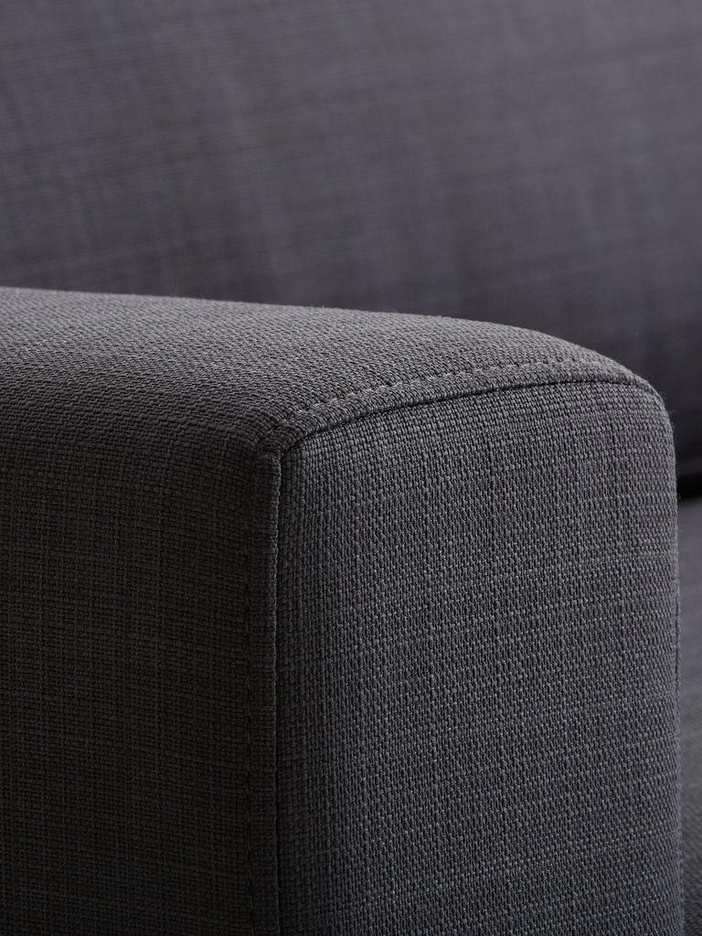 EGENSE Sofa 3-osobowa EGENSE w kolorze ciemnoszarym