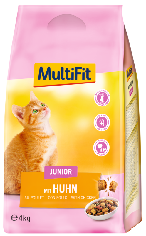 MultiFit Trockenfutter MultiFit Junior Trockenfutter Huhn 4 kg