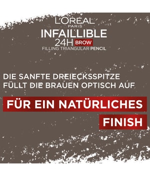 L'Oréal Paris Infaillible Brows 24h Brow Filling Triangular Pencil Augenbrauenstift-1 ml