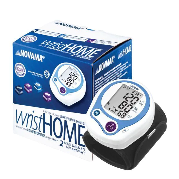 Novama WristHome, misuratore automatico della pressione sanguigna da polso