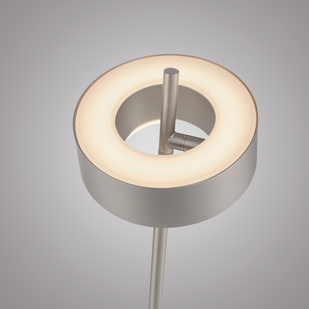 Tischleuchte Q-Rotate aluminium