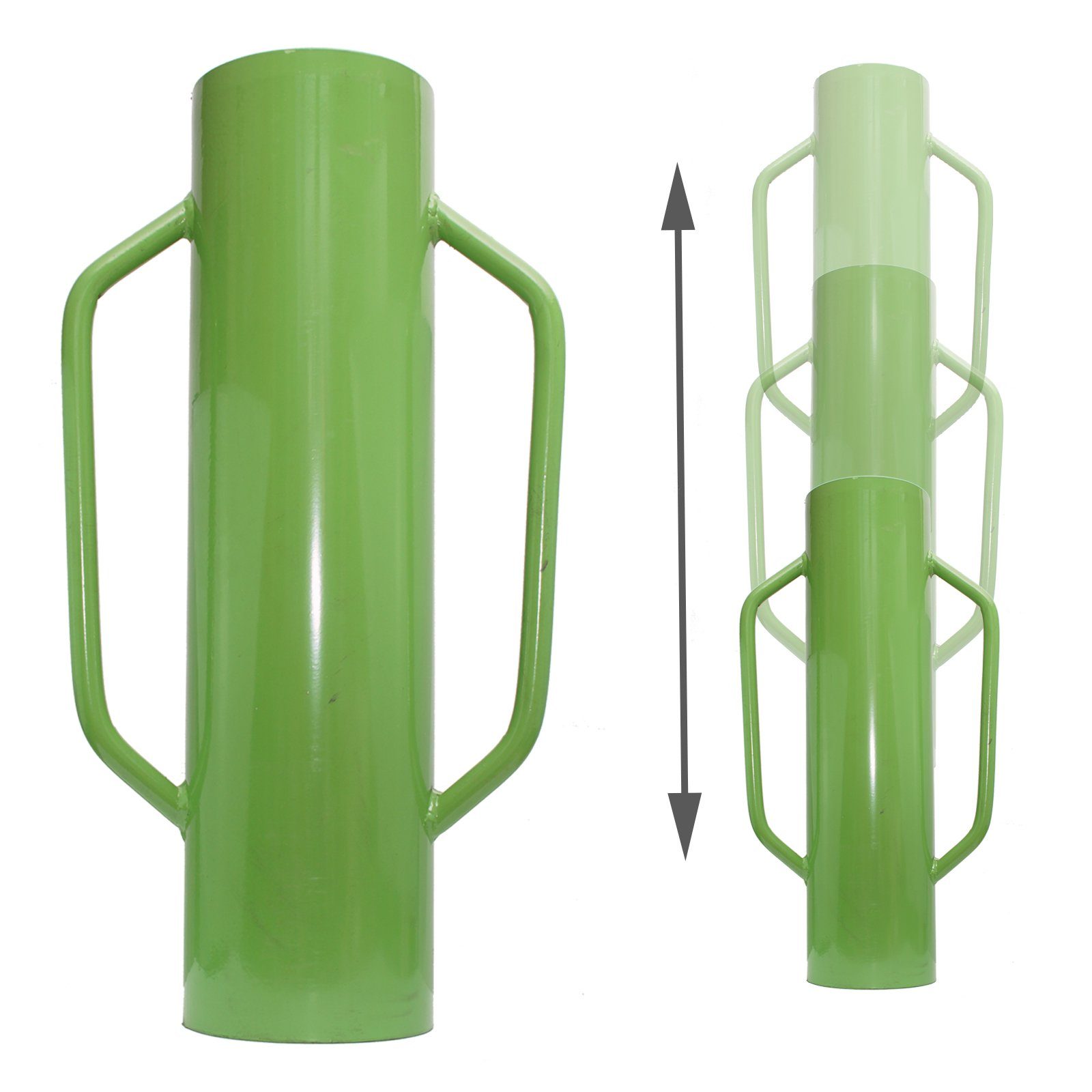 TRUTZHOLM Maschendrahtzaun Ramme Handramme Pfahlramme Zaunpfahlramme Pfostenramme 60 cm 15 kg, (Produkt)