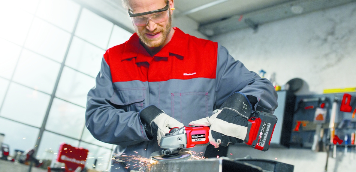 Einhell 4431150 AXXIO 18/115 Q BL Akumulatorska kutna brusilica 18V bez baterija i punjača