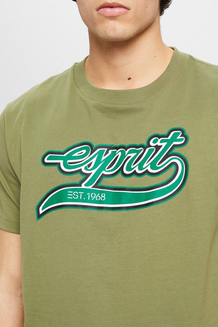 Retro-T-Shirt aus Baumwolle mit Logo