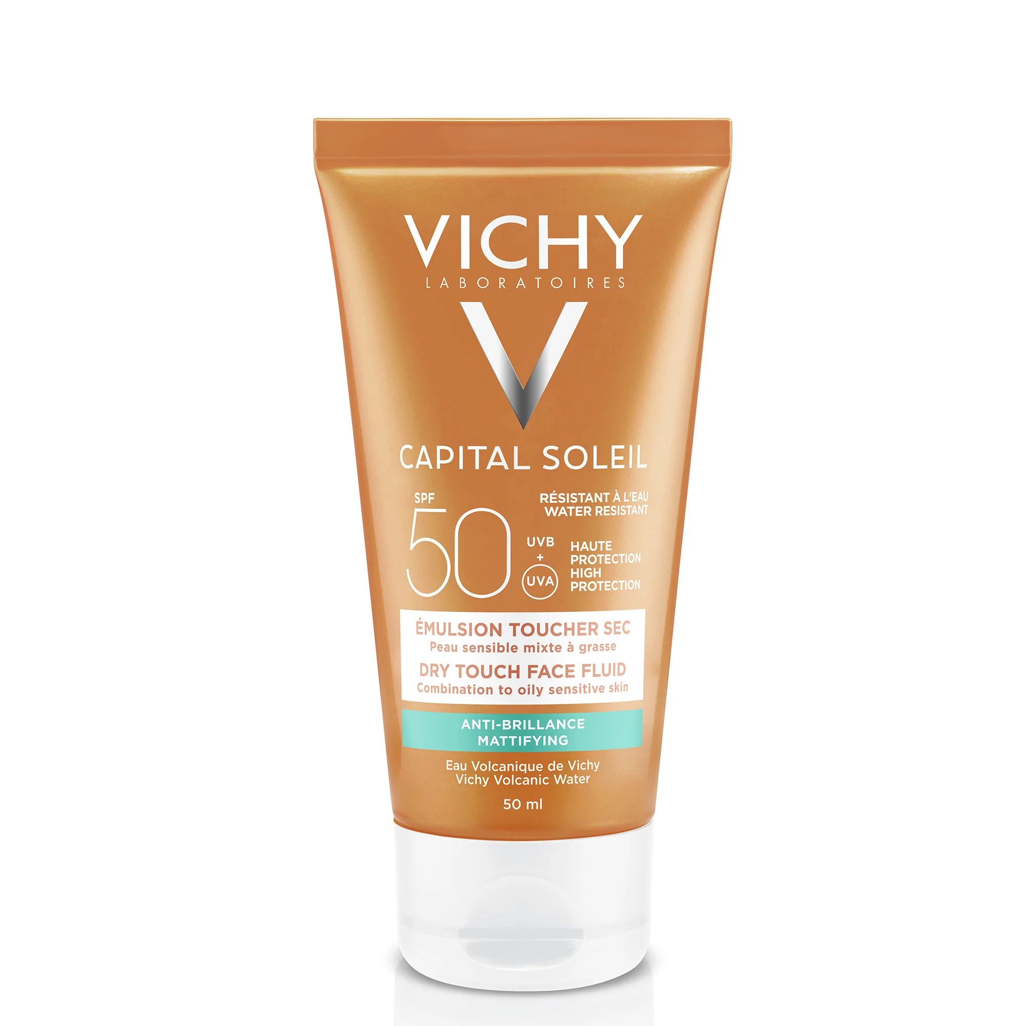Capital Soleil Viso Dry Touch Tinted SPF 50 – Solkrem med høy beskyttelse for kroppen.