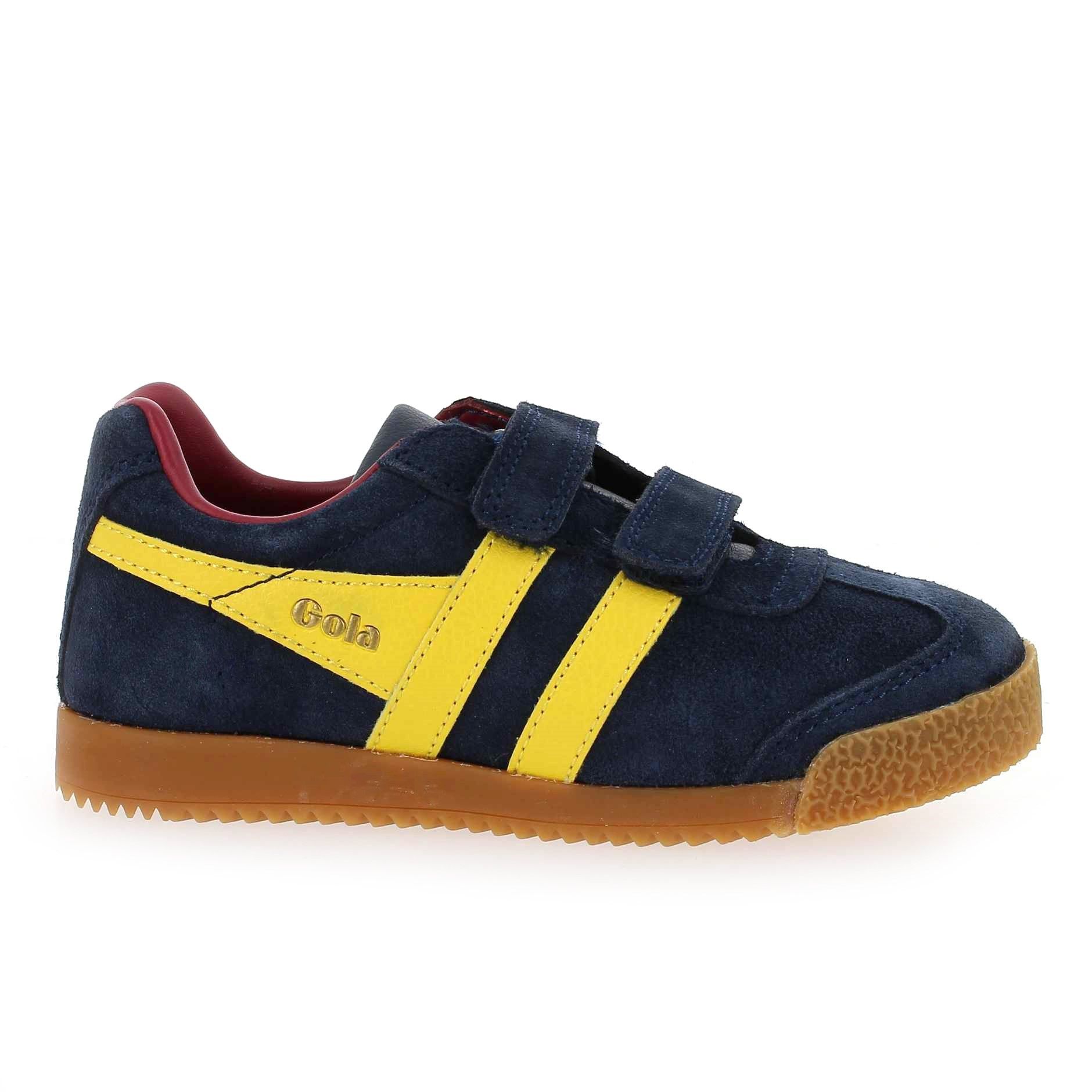 Gola  HARRIER VELCRO CKA192 - Marine Jaune