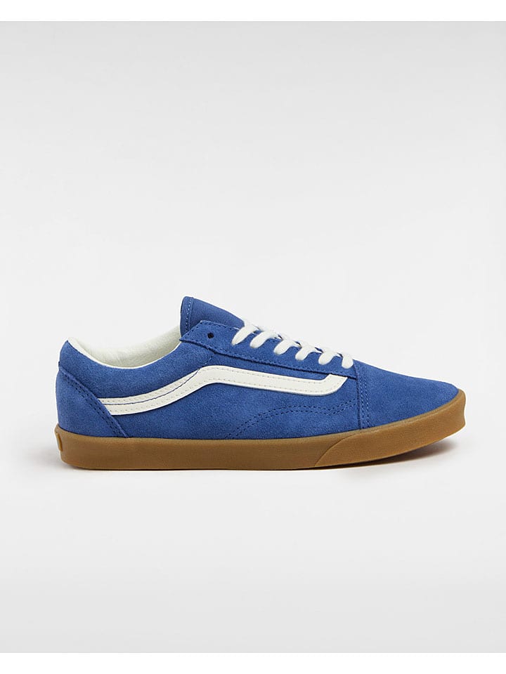 Vans Leder-Sneakers in Blau günstig kaufen