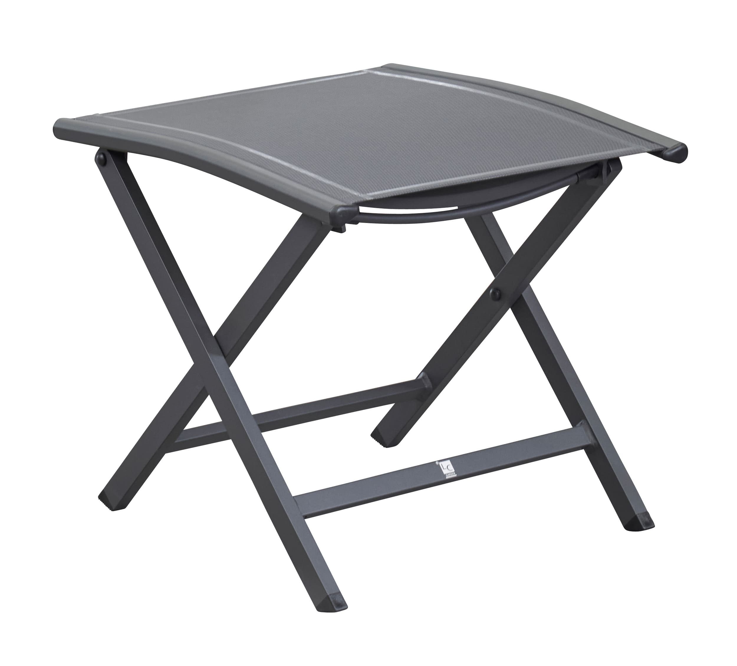 LC Garden Gartenlounge-Hocker LC Garden Unicamo Hocker Textilen anthrazit/anthrazit Fußbank