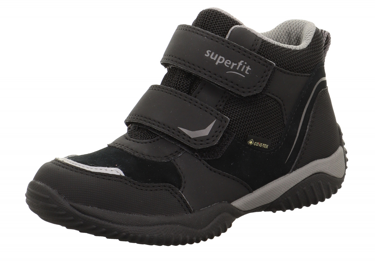 STORM - Schwarz/Hellgrau Sneaker high mit Klettverschluss