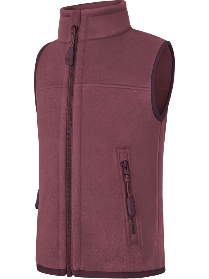 Normani Outdoor Sports Kinder Fleeceweste Kiana in Rot günstig kaufen