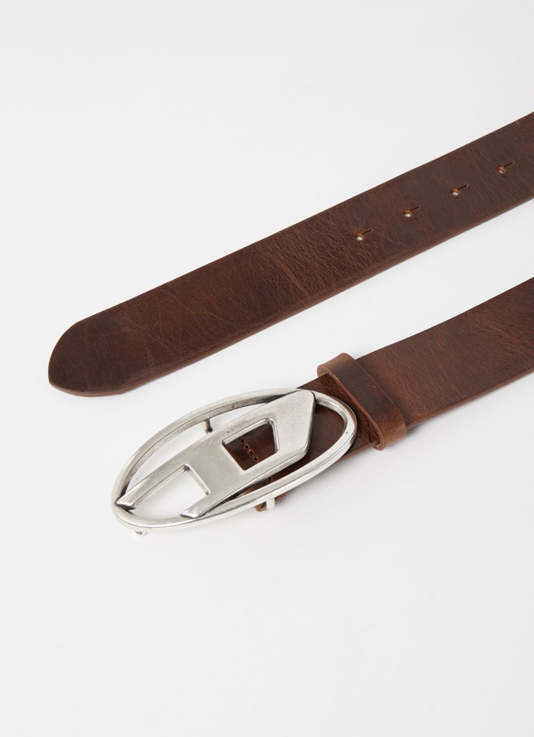 Ceinture en cuir Diesel B-1DR avec logo