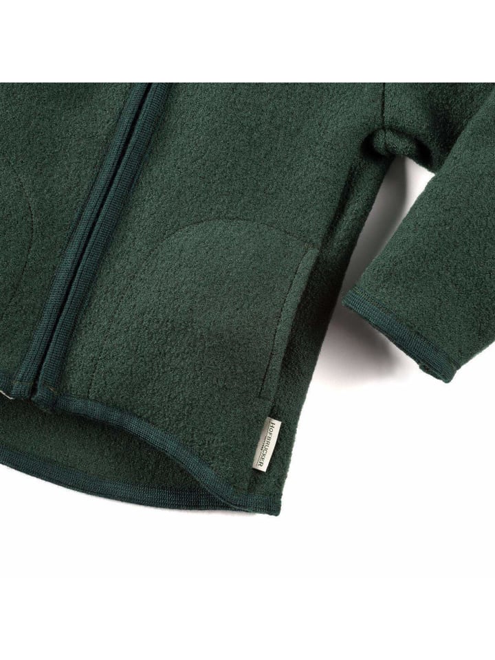 Hofbrucker Wollwalk Jacke in Waldgrün günstig kaufen 74/80
