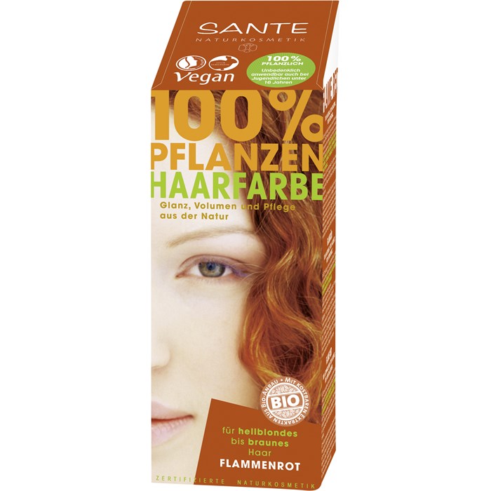 100% Pflanzen-Haarfarbe-Pulver