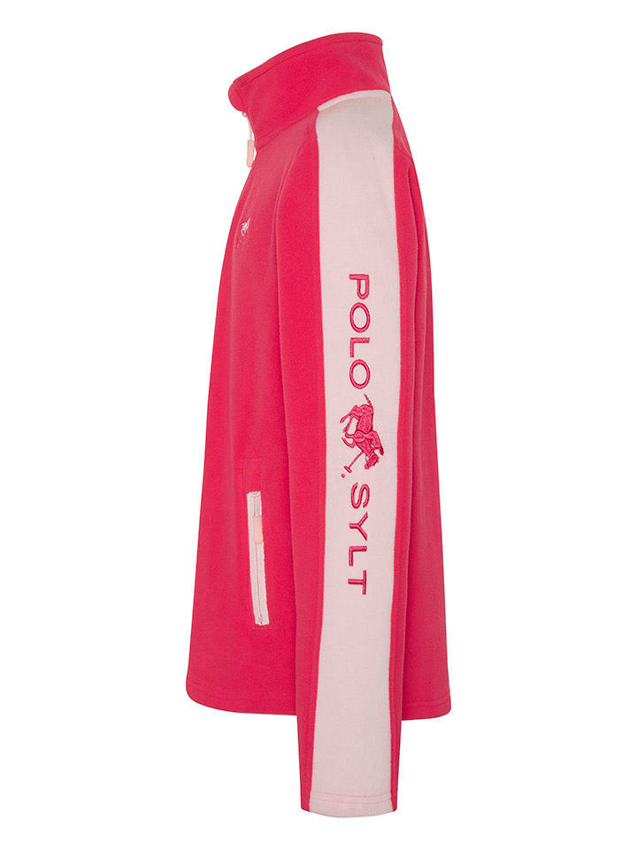 Polo Sylt Fleecejacke in Pink/ Rosa günstig kaufen