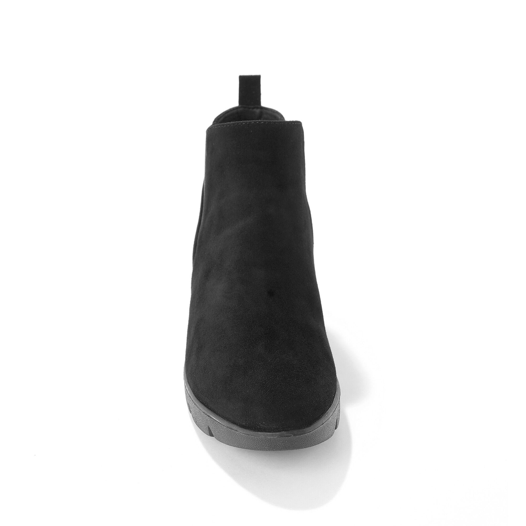 Boots compensées cuir souple certifié LWG