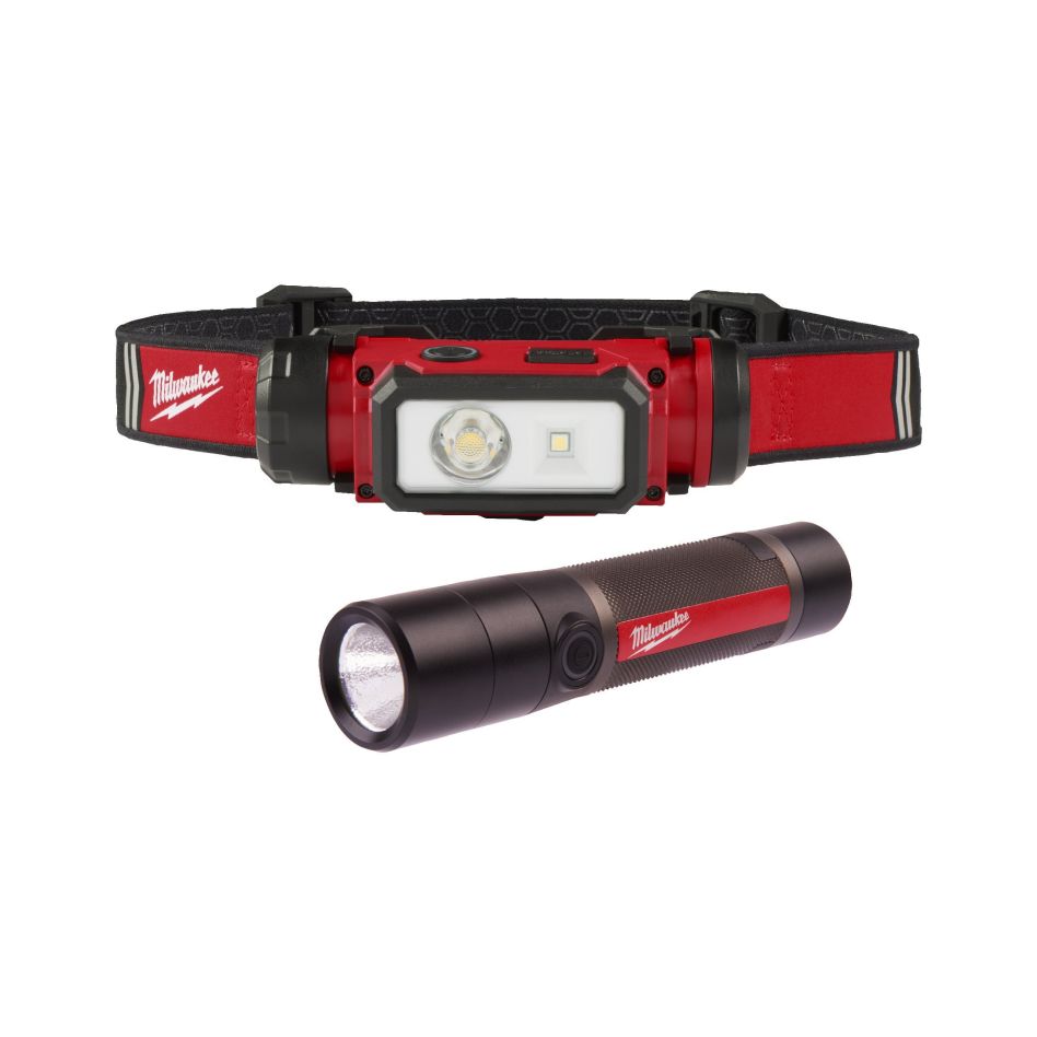 Milwaukee Accessories 4933499300 L4 FMHL2LED-302 USB Lighting PowerPack Lighting Set