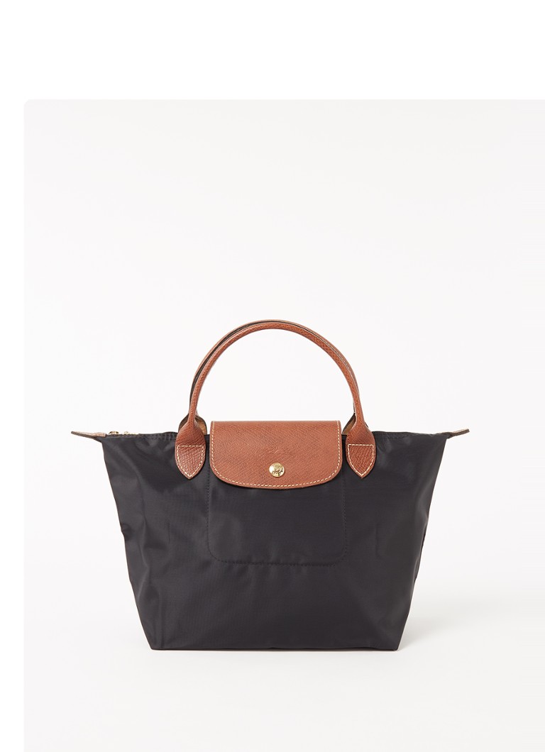 Longchamp Le Pliage rankinė S su odinėmis detalėmis