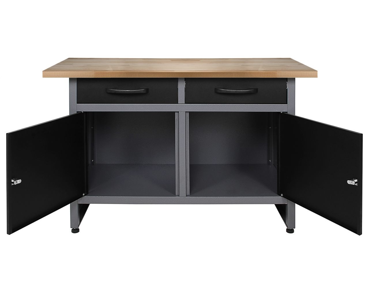 Ondis24 Ondis24 Werkstatt Set Werner 240 cm 2 Schränke LED