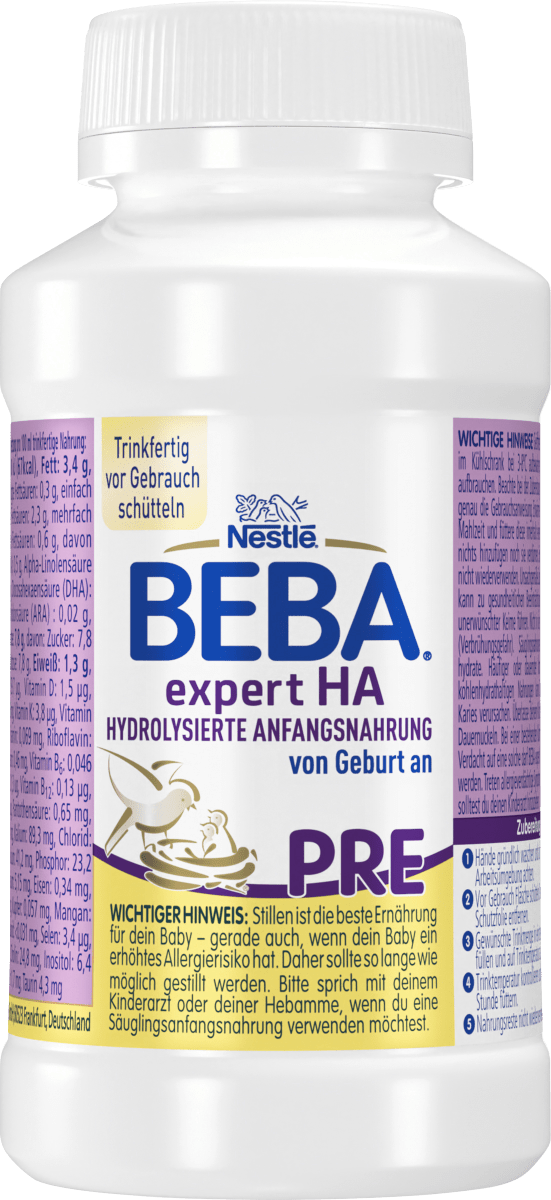 Anfangsmilch Expert HA Pre trinkfertig von Geburt an, 200 ml