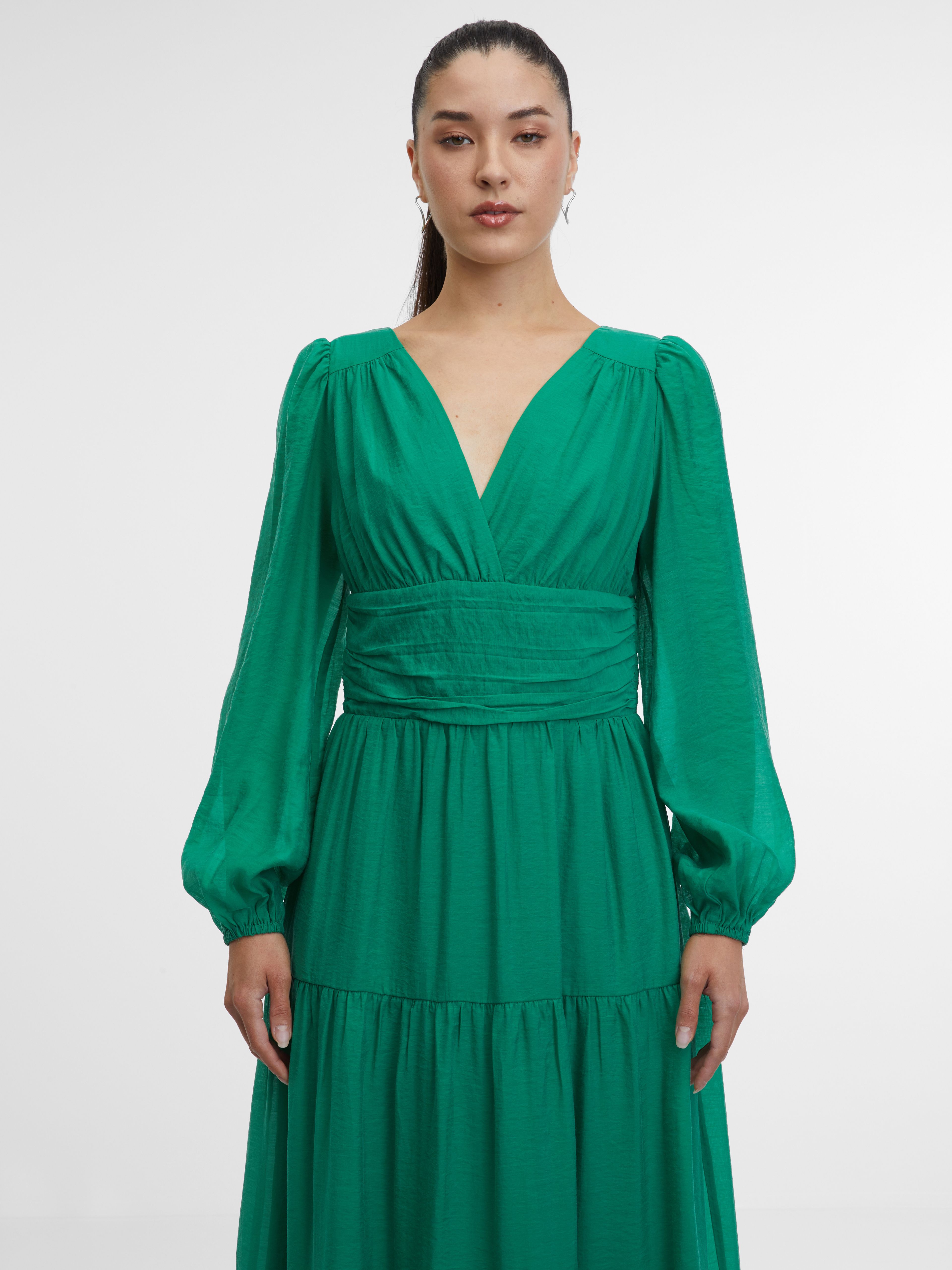 Grünes Damen-Maxikleid ORSAY