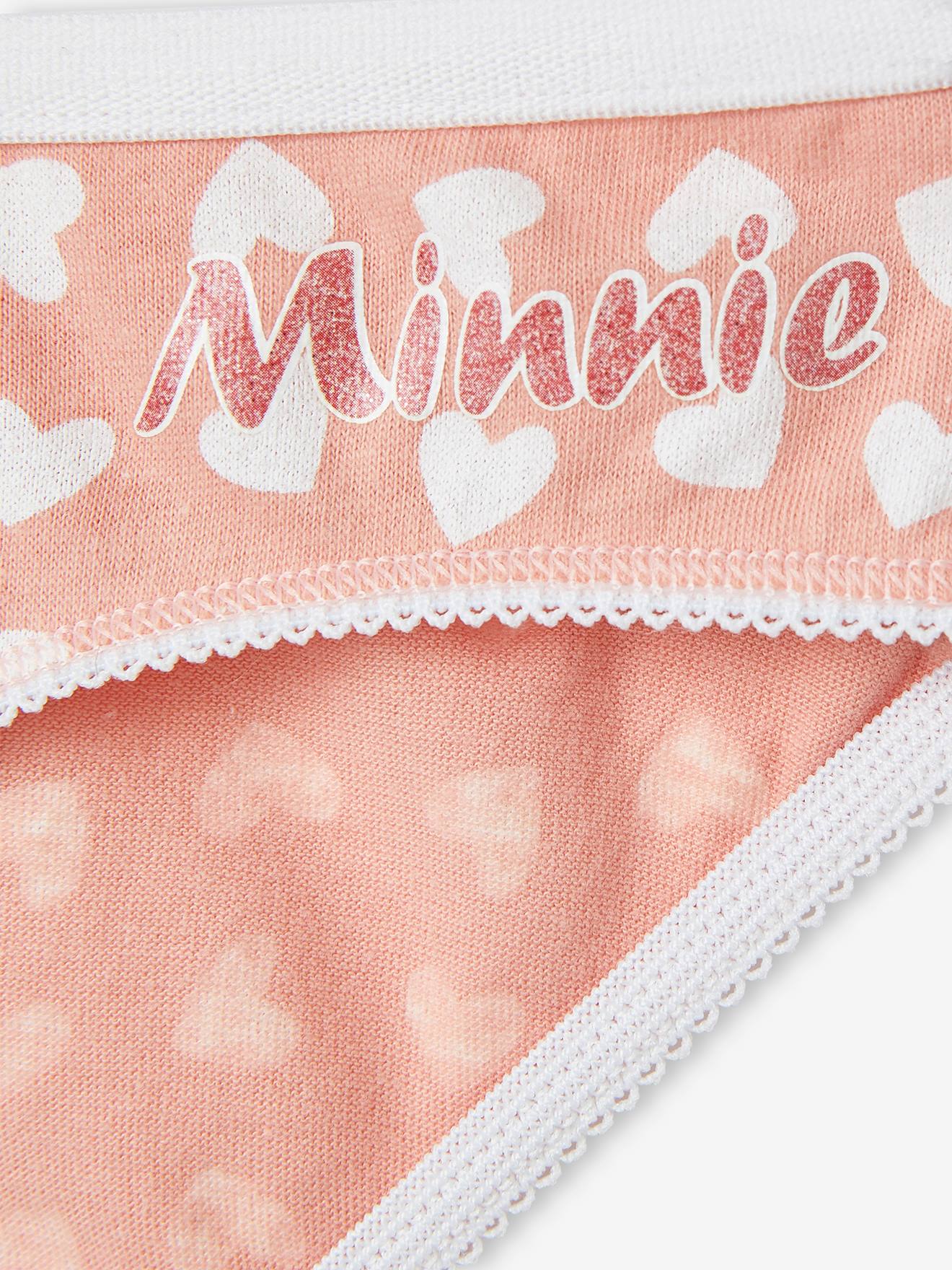 Lot de 7 culottes fille DS® Minnie rayé marine