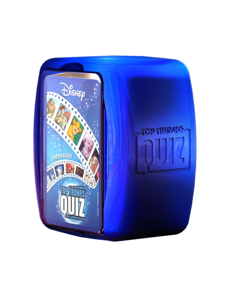Winning Moves Top Trumps Quiz - Disney (Neuauflage im Metallic Case) in blau günstig kaufen onesize