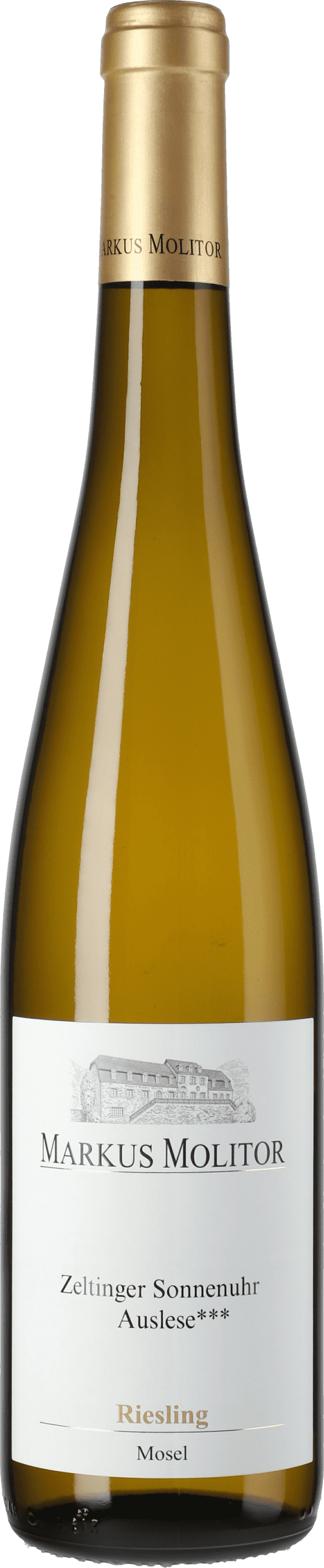 Markus Molitor: Riesling Zeltinger Sonnenuhr Auslese *** Goldene Kapsel 2022