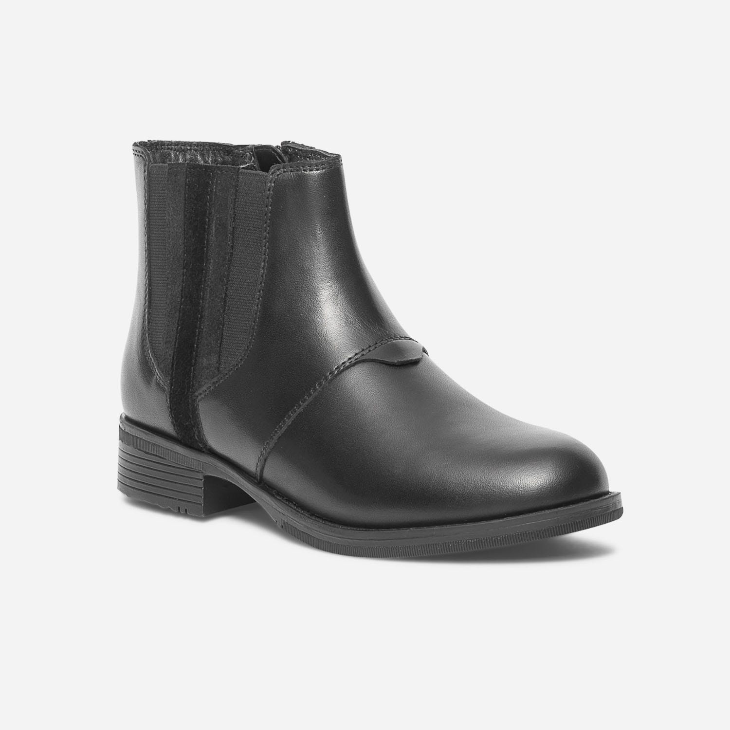 Chelsea boots noir en cuir