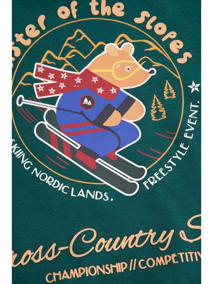 Coccodrillo T-Shirt mit langen Ärmeln in grün günstig kaufen 68