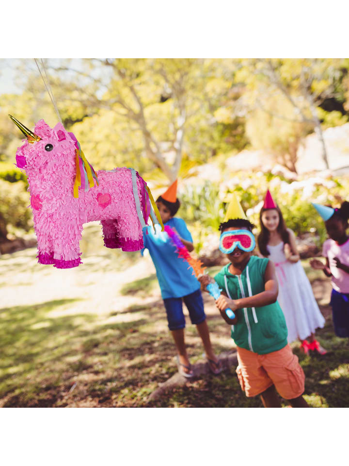 relaxdays Pinata Einhorn in Rosa/Pink günstig kaufen onesize
