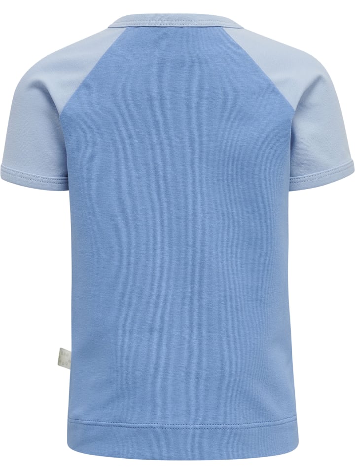 Hummel Hummel Druckknopf T-Shirt Raglanärmel Hmlaslan Jungen in SILVER LAKE BLUE günstig kaufen