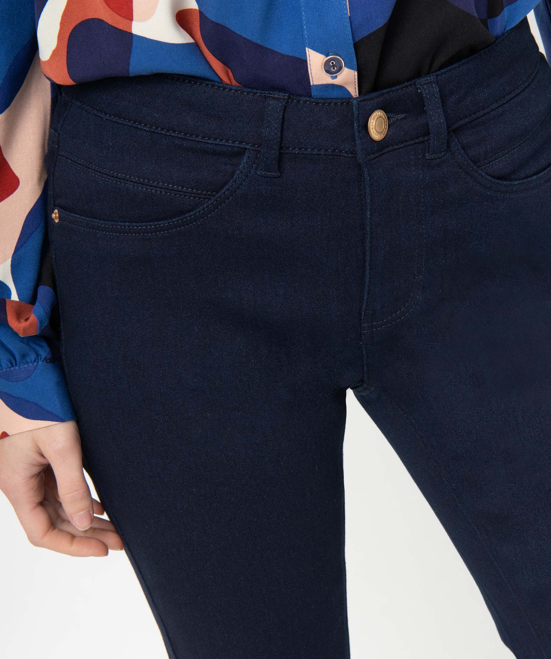 Jean femme coupe Regular - L26 blue black | GEMO