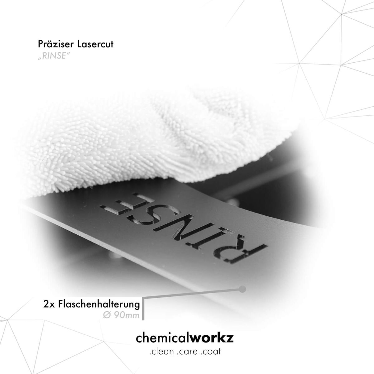 chemicalworkz Detailing Trolley für Wascheimer RINSE
